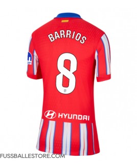 Günstige Atletico Madrid Pablo Barrios #8 Heimtrikot Damen 2024-25 Kurzarm